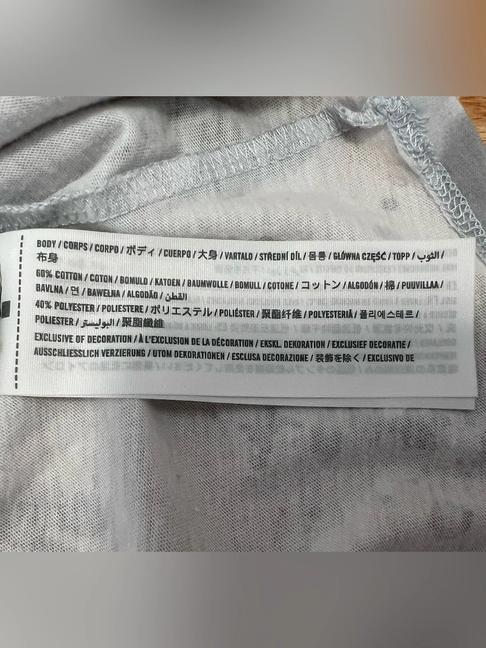 abercrombie kids light gray tie-dye crew tee